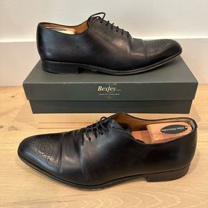 Bexley Black Leather Oxford - Size 43.5 IT / 10.5 US